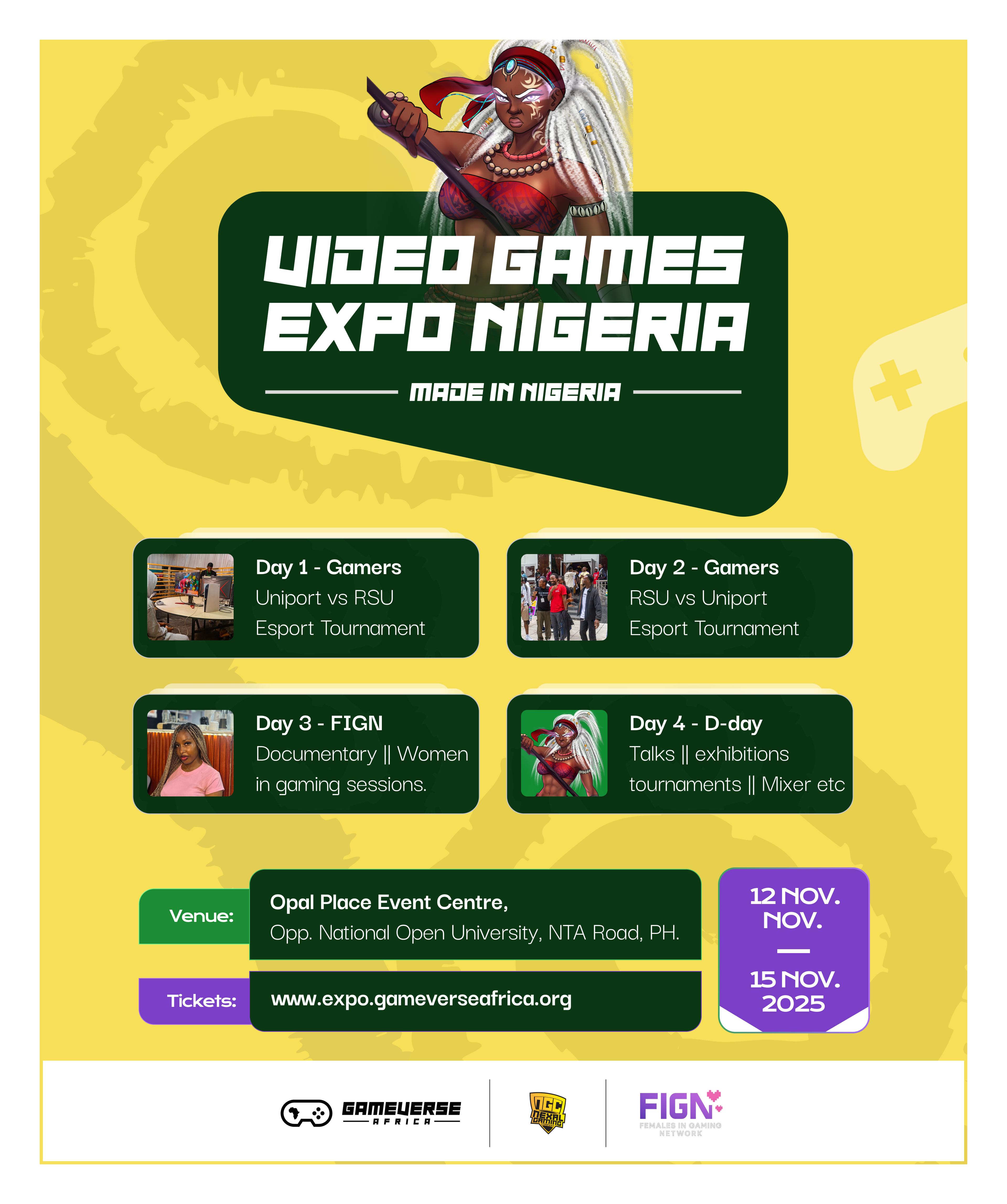 Video Games Expo Nigeria Banner